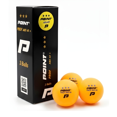 Piłeczki PROF żółte 3 *** obok opakowania